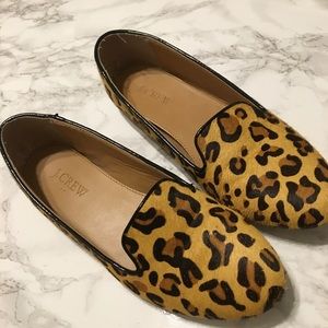 J. Crew Factory leopard Cora loafers size 7